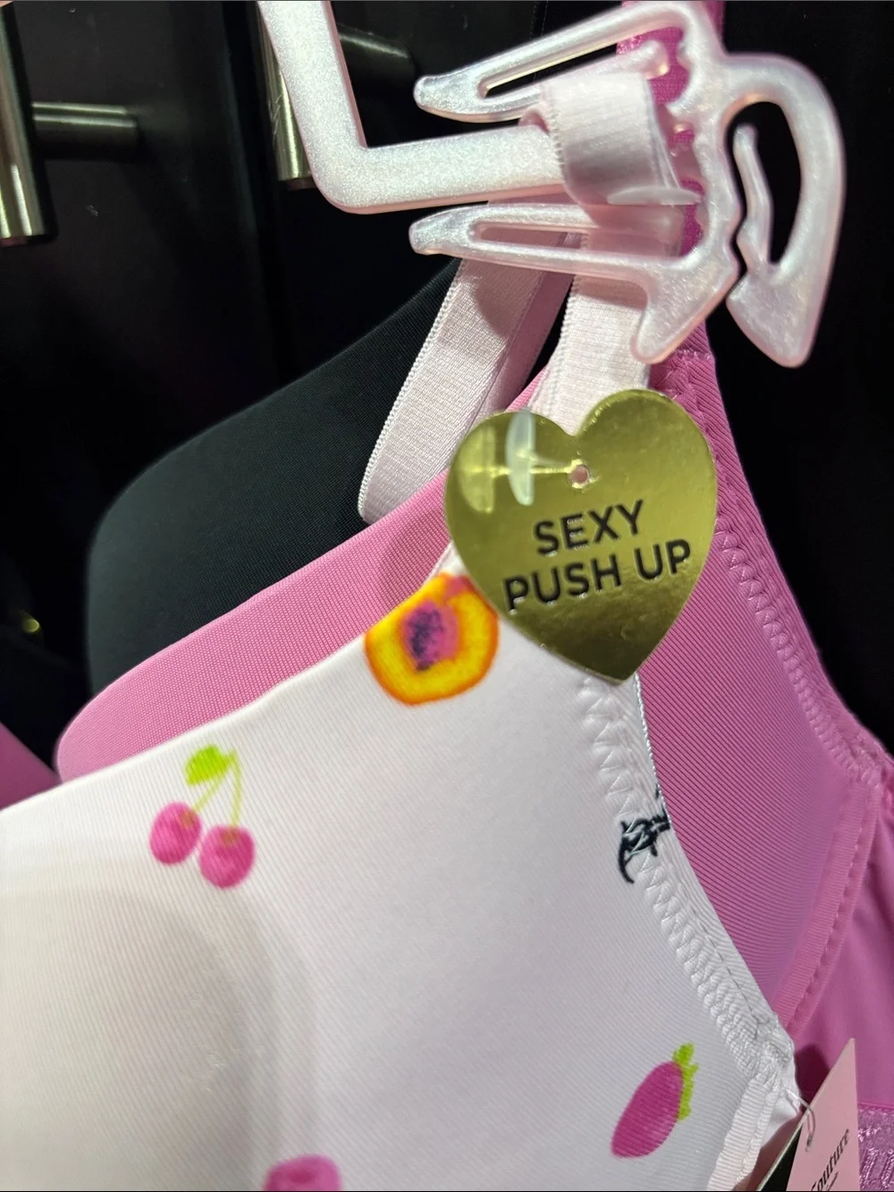 Juicy Couture Sexy  Push-up, 3 pack,underwire, adjustable straps,logo
